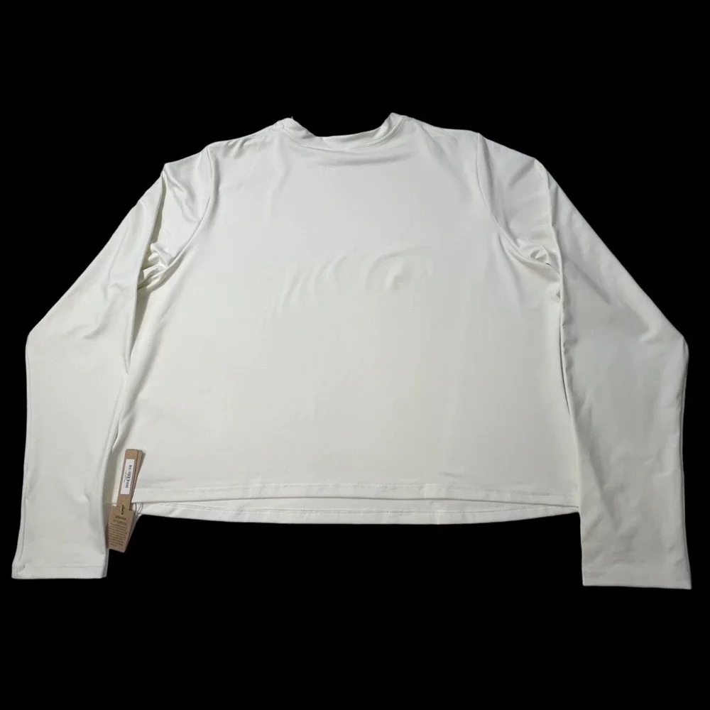 SKIMS Swim Long Sleeve Shirt Rash Guard Marble 3X